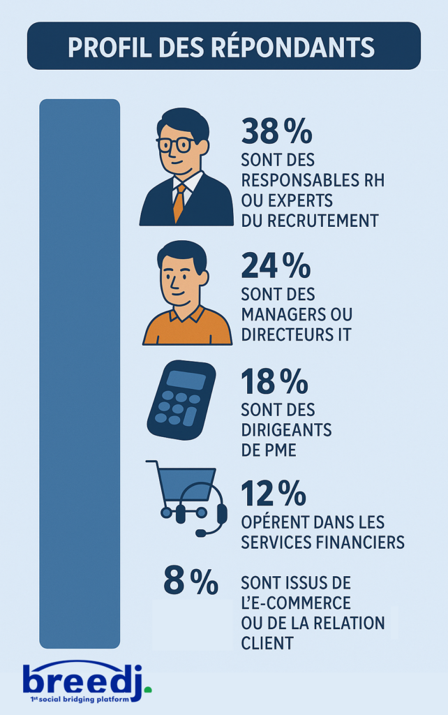 Étude exclusive IA et Outsourcing - Profil des répondants - Breedj